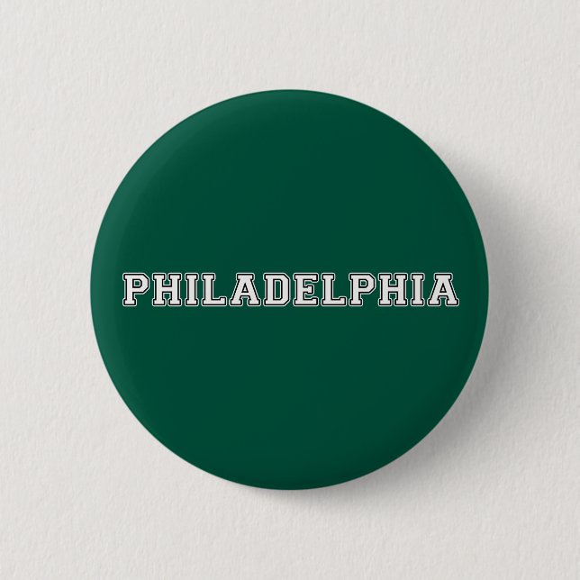 Philadelphia Pennsylvania 6 Cm Round Badge (Front)