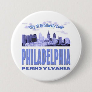 Philadelphia Pennsylvania 7.5 Cm Round Badge