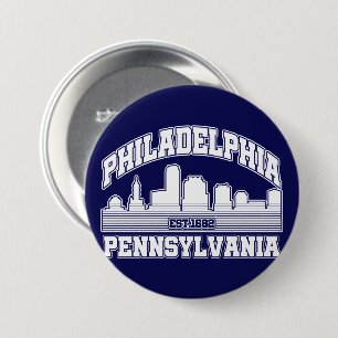 Philadelphia,Pennsylvania 7.5 Cm Round Badge