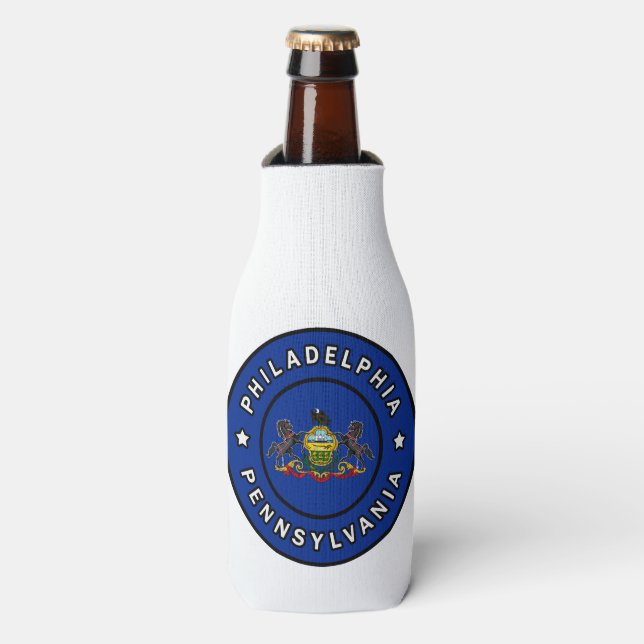 Philadelphia Pennsylvania Bottle Cooler (Bottle Front)