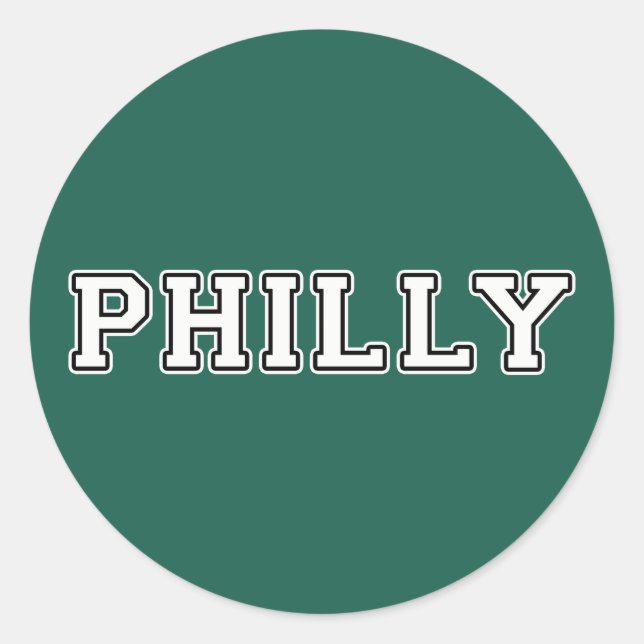 Philadelphia Pennsylvania Classic Round Sticker (Front)