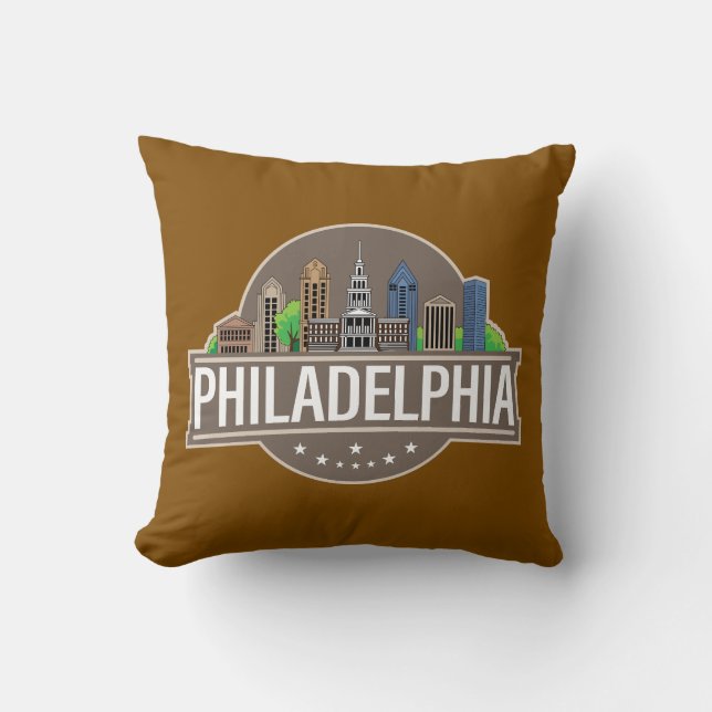 Philadelphia Pennsylvania Cushion (Front)