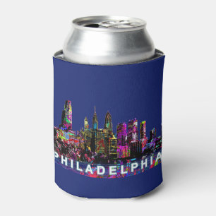 Philadelphia, Pennsylvania in graffiti Can Cooler