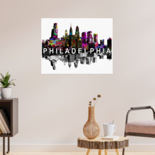 Philadelphia, Pennsylvania in graffiti Poster