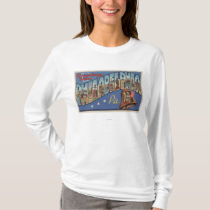 Philadelphia, Pennsylvania - Large Letter T-Shirt