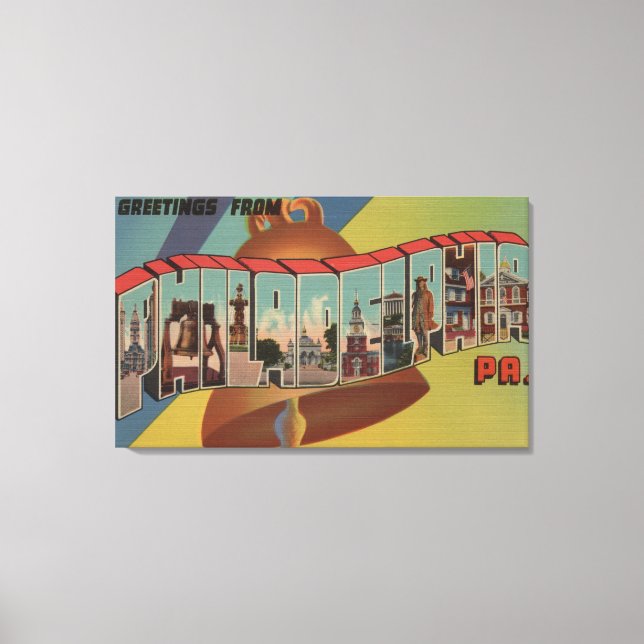 Philadelphia, Pennsylvania (Liberty Bell) Canvas Print (Front)