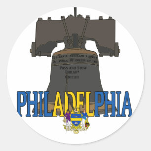 Philadelphia Pennsylvania Liberty Bell Classic Round Sticker