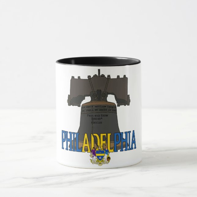 Philadelphia Pennsylvania Liberty Bell Mug (Center)