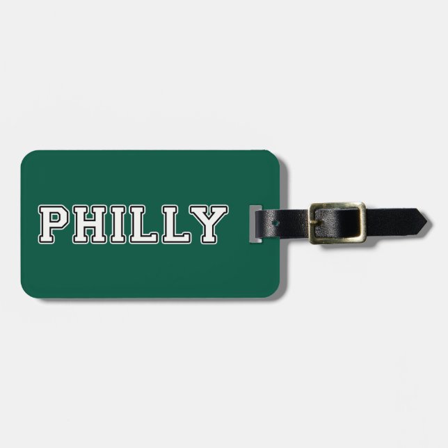 Philadelphia Pennsylvania Luggage Tag (Front Horizontal)