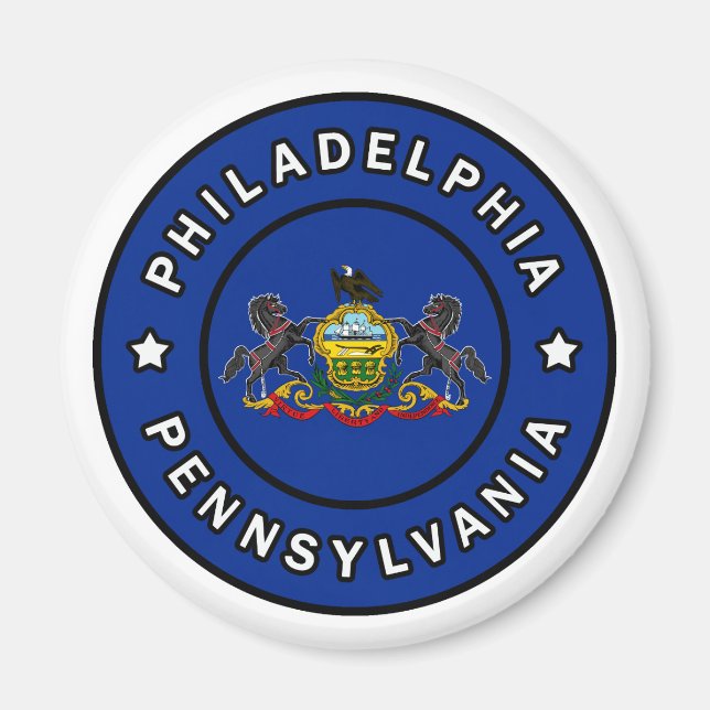 Philadelphia Pennsylvania Magnet (Front)