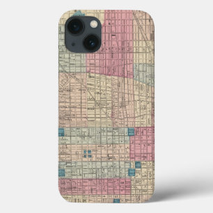Philadelphia, Pennsylvania Map iPhone 13 Case