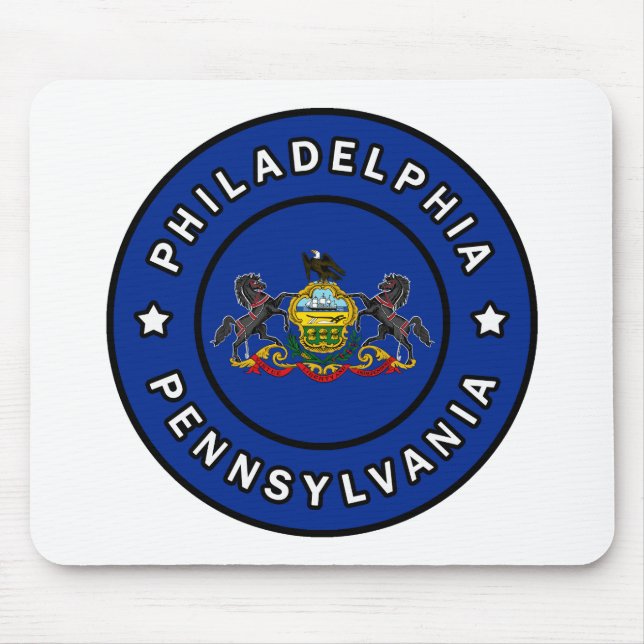 Philadelphia Pennsylvania Mouse Mat (Front)