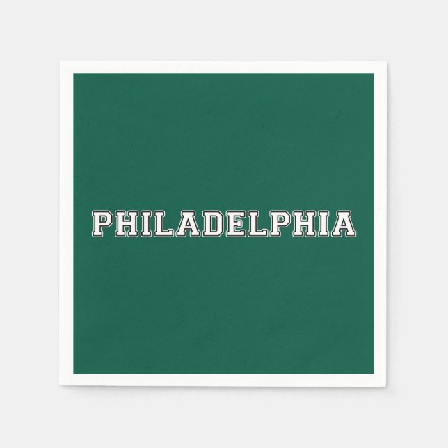 Philadelphia Pennsylvania Napkin (Front)