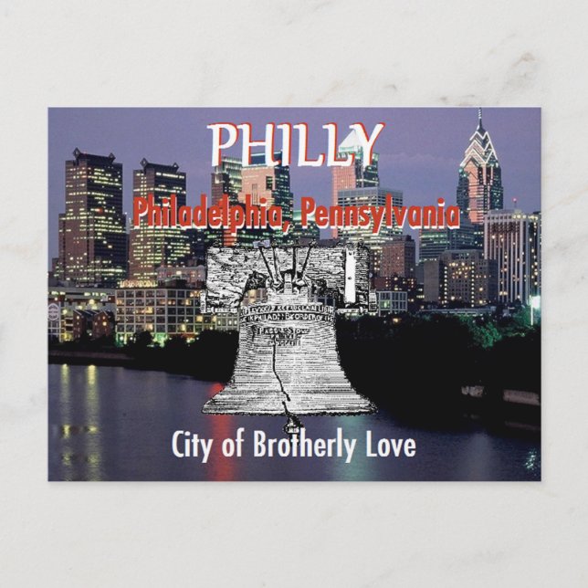 Philadelphia Pennsylvania Postcard (Front)