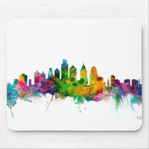 Philadelphia Pennsylvania Skyline Mouse Mat