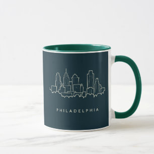 Philadelphia Pennsylvania Skyline Mug