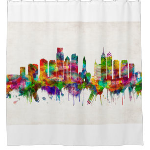 Philadelphia Pennsylvania Skyline Shower Curtain