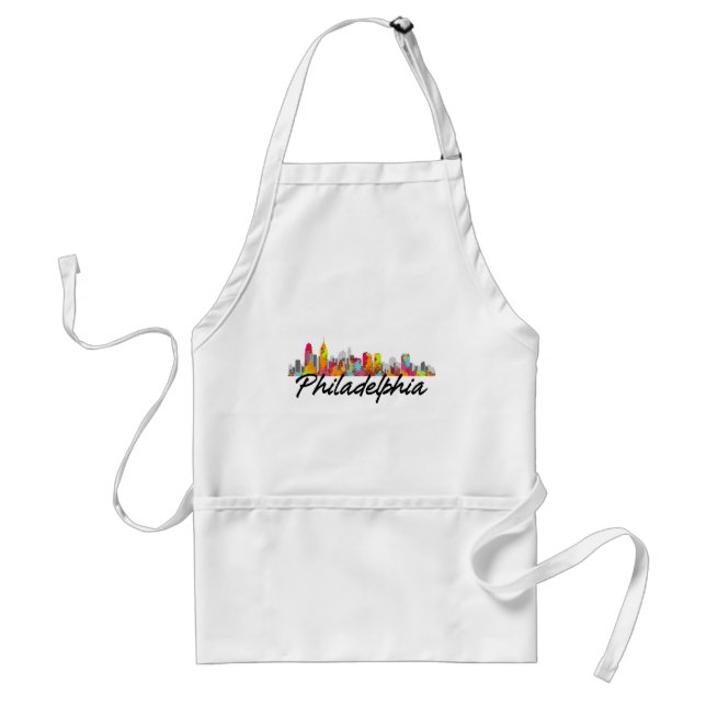 Philadelphia Pennsylvania Skyline Standard Apron (Front)