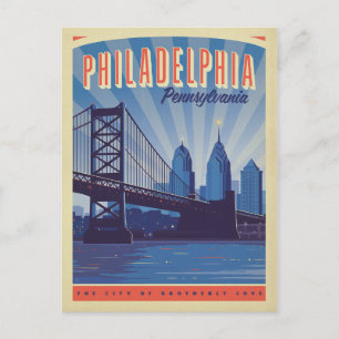 Philadelphia, Pennsylvania   The City Of Brotherly Postcard