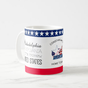 Philadelphia, Pennsylvania, United States elegant Coffee Mug
