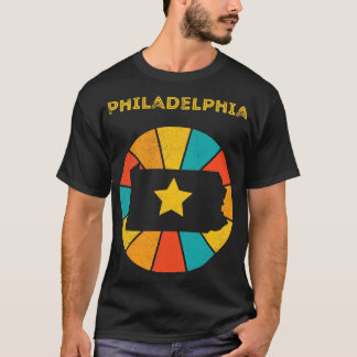 Philadelphia Pennsylvania Vintage Distressed Souve T-Shirt