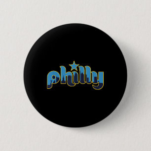 Philadelphia Philly - Throwback Design - Clic 6 Cm Round Badge