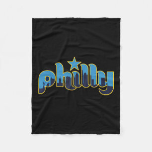 Philadelphia Philly - Throwback Design - Clic Fleece Blanket