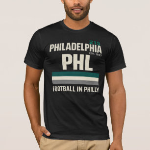 Philadelphia PHL Football in Philly Vintage Sports T-Shirt