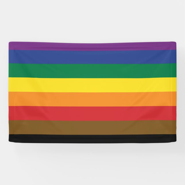 Philadelphia Pride Flag Banner (Horizontal)