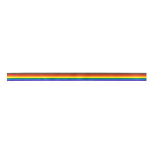 Philadelphia Pride Flag LGBT rainbow gay symbol Satin Ribbon