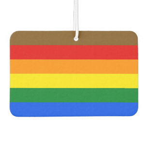 Philadelphia Pride Flag LGBTQ Car Air Freshener