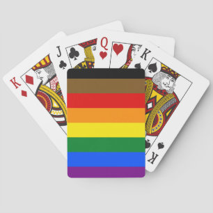 Philadelphia Pride Flag LGBTQ Playing Cards