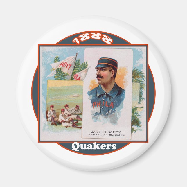 Philadelphia Quakers Magnet (Front)