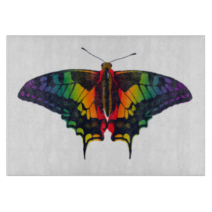 Philadelphia Rainbow Pride Flag Swallowtail Cutting Board