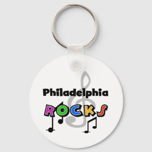 Philadelphia Rocks Key Ring