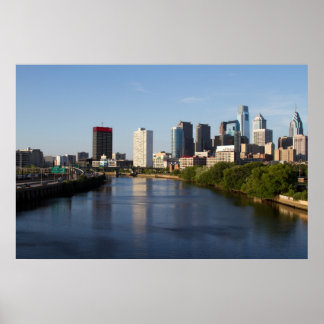Philadelphia Skyline 3 Poster