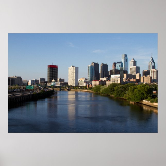 Philadelphia Skyline 3 Poster (Front)