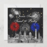 Philadelphia Skyline Black Gold Star Sweet 16 FW