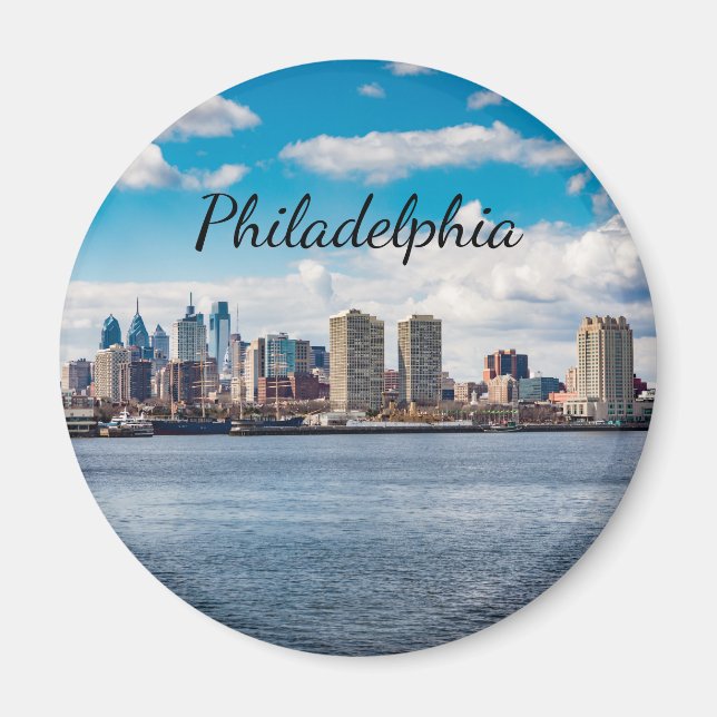 Philadelphia Skyline Magnet (Front)