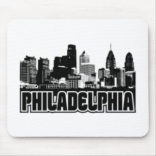 Philadelphia Skyline Mouse Mat