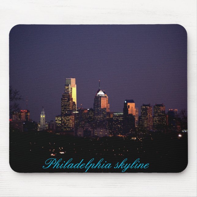 Philadelphia skyline mousepad (Front)