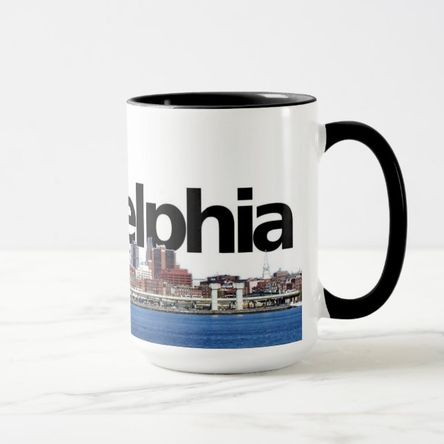 Philadelphia Skyline Mug (Right)