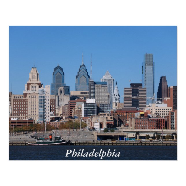 Philadelphia Skyline Perfect Poster (Front)