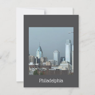 Philadelphia Skyline Photo Postcard