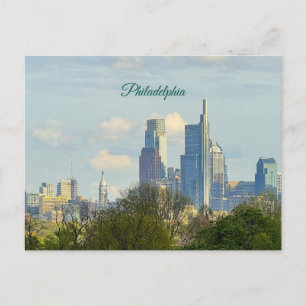 Philadelphia Skyline Photo Postcard