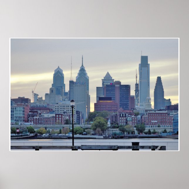 Philadelphia Skyline Photo Poster (Front)