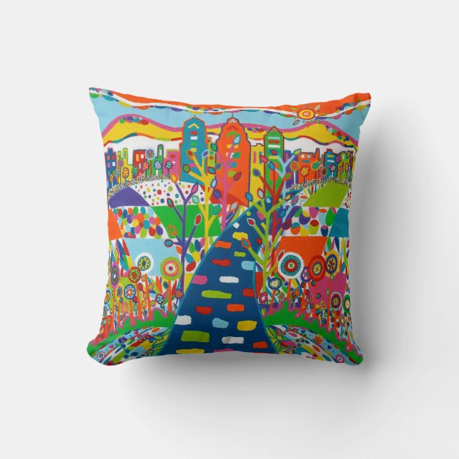 Philadelphia Skyline Pillow (Front)