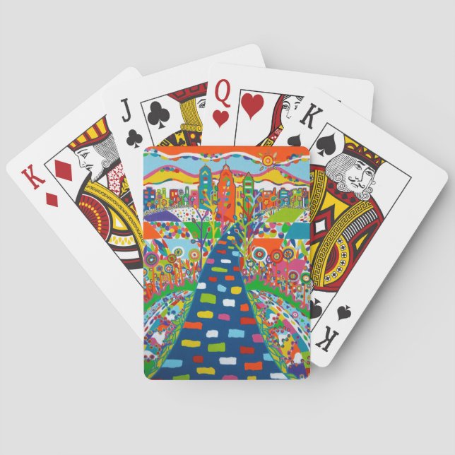 Philadelphia Skyline Playing Cards (Back)