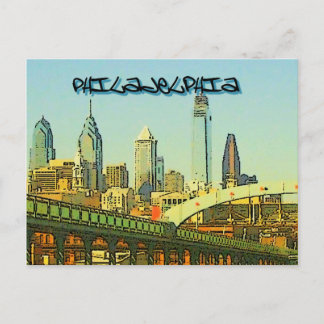 Philadelphia Skyline Postcard
