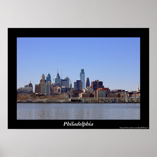 Philadelphia Skyline Poster (Front)